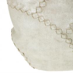 Pre Owned Bottega Veneta Mineral Distressed Metallic Large Leather Tote Bag