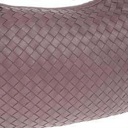 مملوكة مسبقًا Bottega Veneta Purple Leather Intrecciato Hobo
