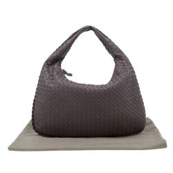 Pre Owned Bottega Veneta Brown Intrecciato Nappa Hobo