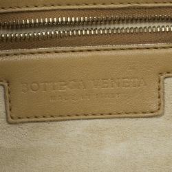 Pre Owned Bottega Veneta Beige Intrecciato Nappa Hobo