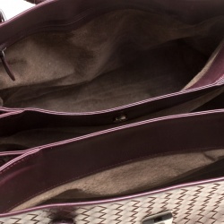 مملوكة مسبقًا حقيبة يد بوتيغا فينيتا روما جلد إنترشياتو بنية فاتحة