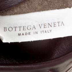 مملوكة مسبقًا حقيبة يد بوتيغا فينيتا روما جلد إنترشياتو بنية فاتحة