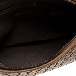 مملوكة مسبقًا Bottega Veneta Brown Intrecciato Leather Nodini Shoulder Bag