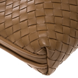 مملوكة مسبقًا Bottega Veneta Brown Intrecciato Leather Nodini Shoulder Bag