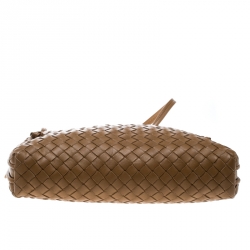 مملوكة مسبقًا Bottega Veneta Brown Intrecciato Leather Nodini Shoulder Bag