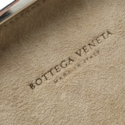 Pre Owned Bottega Veneta Sterling Silver Knot Clutch