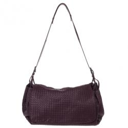 Pre Owned Bottega Veneta Corot Intrecciato Nappa Cross Body Bag
