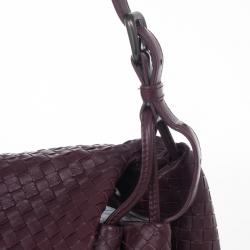 Pre Owned Bottega Veneta Corot Intrecciato Nappa Cross Body Bag
