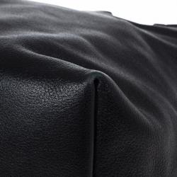 Pre Owned Bottega Veneta Black Large Brick Cervo Top Handle Bag