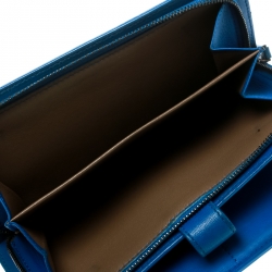 Pre Owned Bottega Veneta Blue Intrecciato Leather Continental Wallet