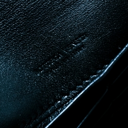 Pre Owned Bottega Veneta Black Intrecciato Leather Continental Wallet