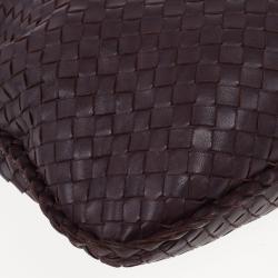 مملوكة مسبقًا Bottega Veneta Maroon Intrecciato Nappa Hobo