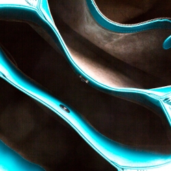 Pre Owned حقيبة يد بوتيغا فينيتا روما صغيرة حواف جلد ثعبان جلد انترشياتو برتقالية