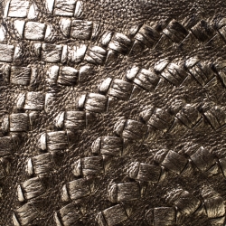 Pre Owned Bottega Veneta Metallic Gold Leather Illusion Hobo 