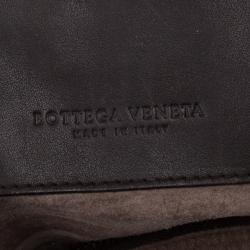 Pre Owned Bottega Veneta Brown Liquid Intrecciato Tote