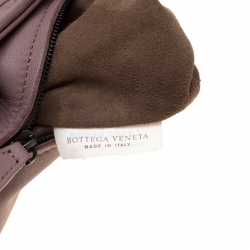 مملوكة مسبقًا حقيبة كتف بوتيغا فينيتا أوليمبيا متوسطة جلد انترشياتو بيج نود