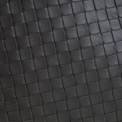 Pre Owned Bottega Veneta Grey Intrecciato Leather Crossbody Bag