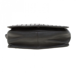 Pre Owned Bottega Veneta Grey Intrecciato Leather Crossbody Bag