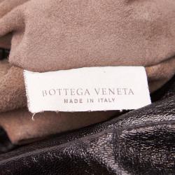 Bottega Veneta Black Patent Leather Shoulder Bag