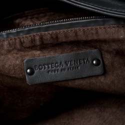 Pre Owned Bottega Veneta Grey Intrecciato Leather Maxi  Hobo