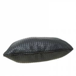 Pre Owned Bottega Veneta Grey Intrecciato Leather Maxi  Hobo