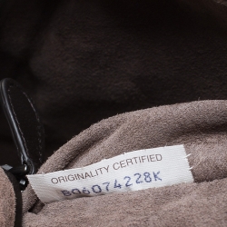 Pre Owned Bottega Veneta Dark Brown Intrecciato Leather Nodini Crossbody Bag