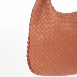 Pre Owned Bottega Veneta Pink Intrecciato Hobo