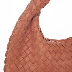Pre Owned Bottega Veneta Pink Intrecciato Hobo