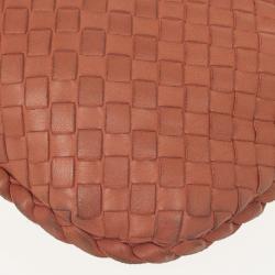 Pre Owned Bottega Veneta Pink Intrecciato Hobo