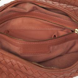Pre Owned Bottega Veneta Pink Intrecciato Hobo
