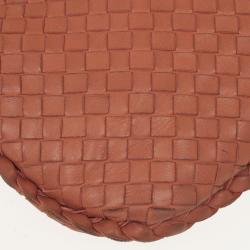 Pre Owned Bottega Veneta Pink Intrecciato Hobo