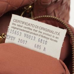 Pre Owned Bottega Veneta Pink Intrecciato Hobo