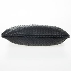 Pre Owned Bottega Veneta Black Intrecciato Hobo