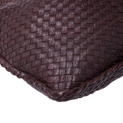 مملوكة مسبقًا حقيبة يد هوبو بوتيغا فينيتا  ما كسي فينيتا جلد أنترشياتو بنيه داكنة