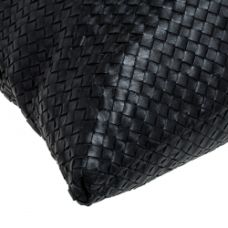 Pre Owned حقيبة يد بوتيغا فينيتا كونفرتيبل جلد انترشياتو أسود