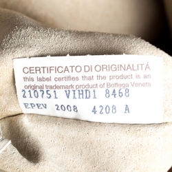 Pre Owned Bottega Veneta Multicolor Intrecciato-Trimmed Leather Shopper Tote  