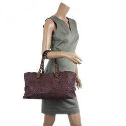 Pre Owned Bottega Veneta Brown Cornely Tote