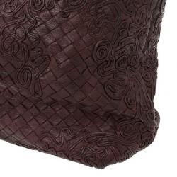 Pre Owned Bottega Veneta Brown Cornely Tote