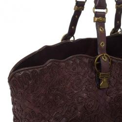 Pre Owned Bottega Veneta Brown Cornely Tote