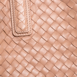 مملوكة مسبقًا Bottega Veneta Beige Intrecciato Leather Convertible Tote