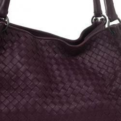 Pre Owned Bottega Veneta Corot Intrecciato Nappa Parachute Bag