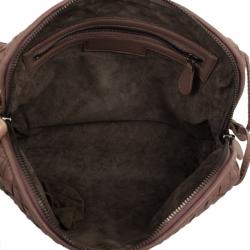 Bottega Veneta Small Pink Intrecciato Square Messenger Bag 