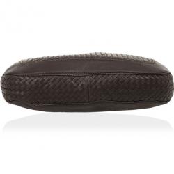 Pre Owned Bottega Veneta Brown Leather Cervo Intrecciato Hobo Bag