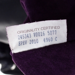 Bottega Veneta Purple Intrecciato Leather Flap Messenger Bag