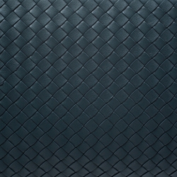 Pre Owned Bottega Veneta Teal Blue Intrecciato Leather Clutch