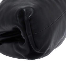 Bottega Veneta Black Leather The Pouch 