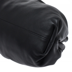 Bottega Veneta Black Leather The Pouch 
