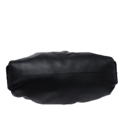 Bottega Veneta Black Leather The Pouch 