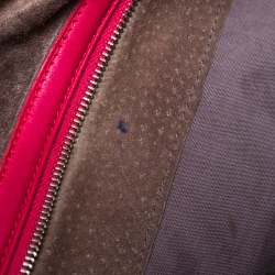 Pre Owned Bottega Veneta Red Intrecciato Nappa Leather Veneta Hobo