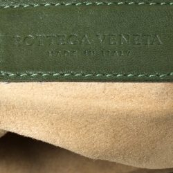 Bottega Veneta Green Leather Veneta Hobo